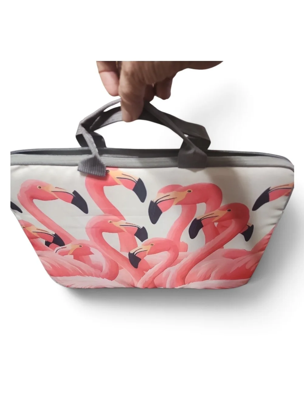 Nwot Pink Flamingo Print Laptop Sleeve Bag - Unbranded